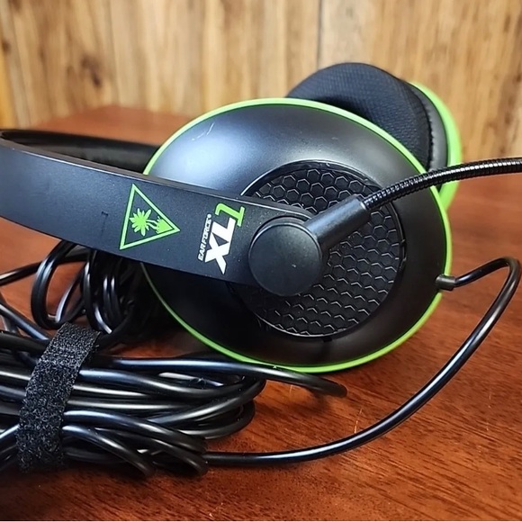 Turtle Beach Ear Force XL1 Gaming Headset Xbox360 Black & Green Amplified - Picture 3 of 8